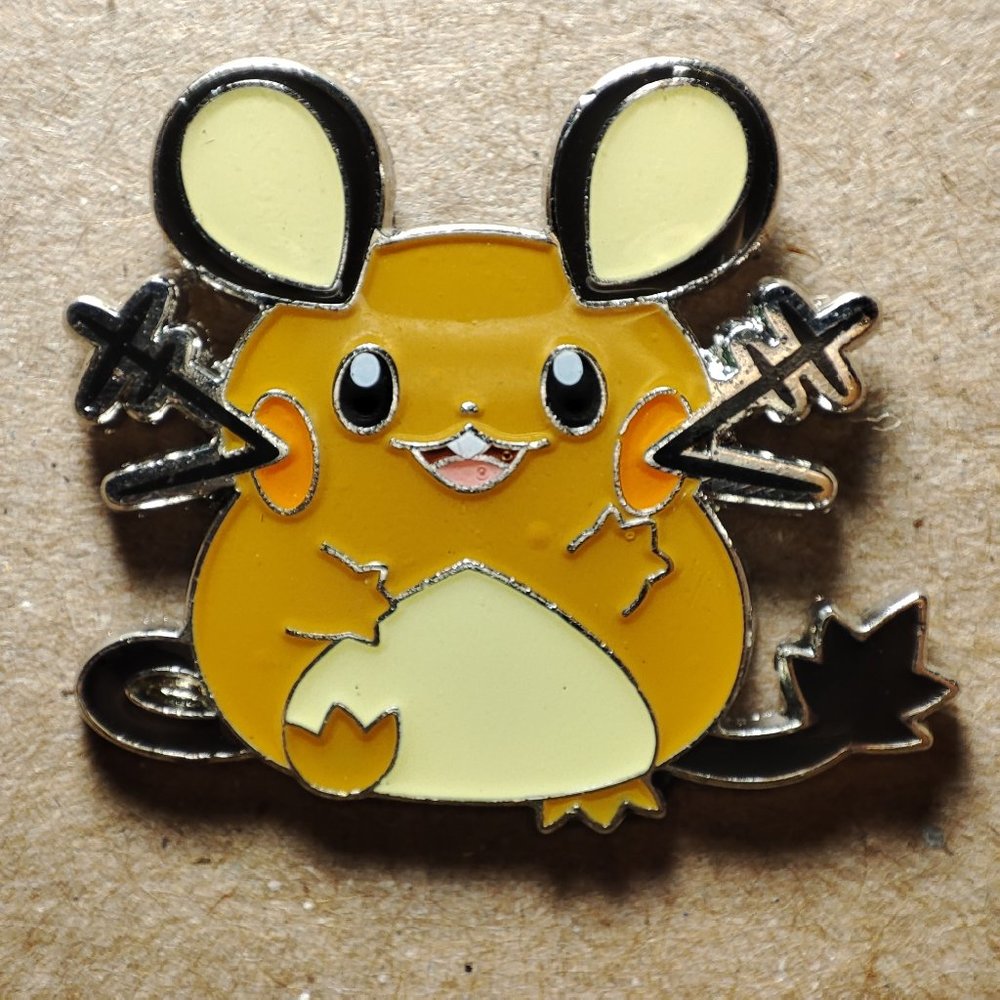 Dedenne Cute Mouse Pokemon Official Pin